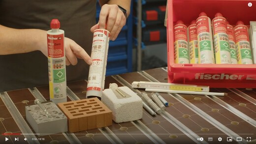Fischer FIS V Zero - inovativní bezpečná chemická malta