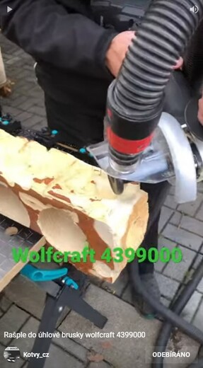 Frézovací kotouč do úhlové brusky wolfcraft 4387000