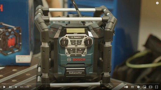 Radio Bosch GBP 18-5 SC